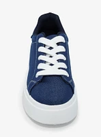 Dirty Laundry Denim Platform Sneakers