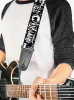 DC Comics Batman Gotham City Graffiti Collage Guitar Strap