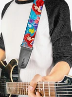 Disney The Little Mermaid Ariel and Flounder Vivid Guitar Strap