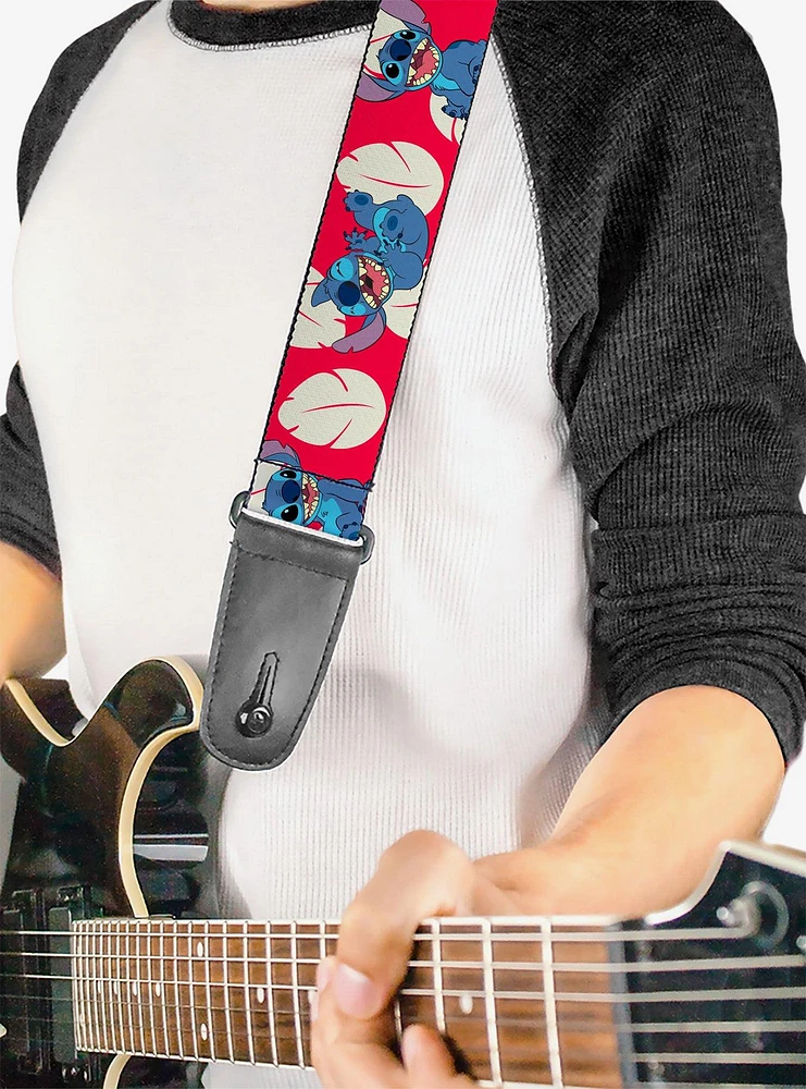 Disney Lilo & Stitch 4 Poses Lilo Dress Leaves Guitar Strap