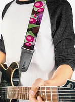 Invader Zim Close Up Poses Guitar Strap