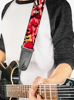 Rick and Morty Anatomy Park Collage Guitar Strap