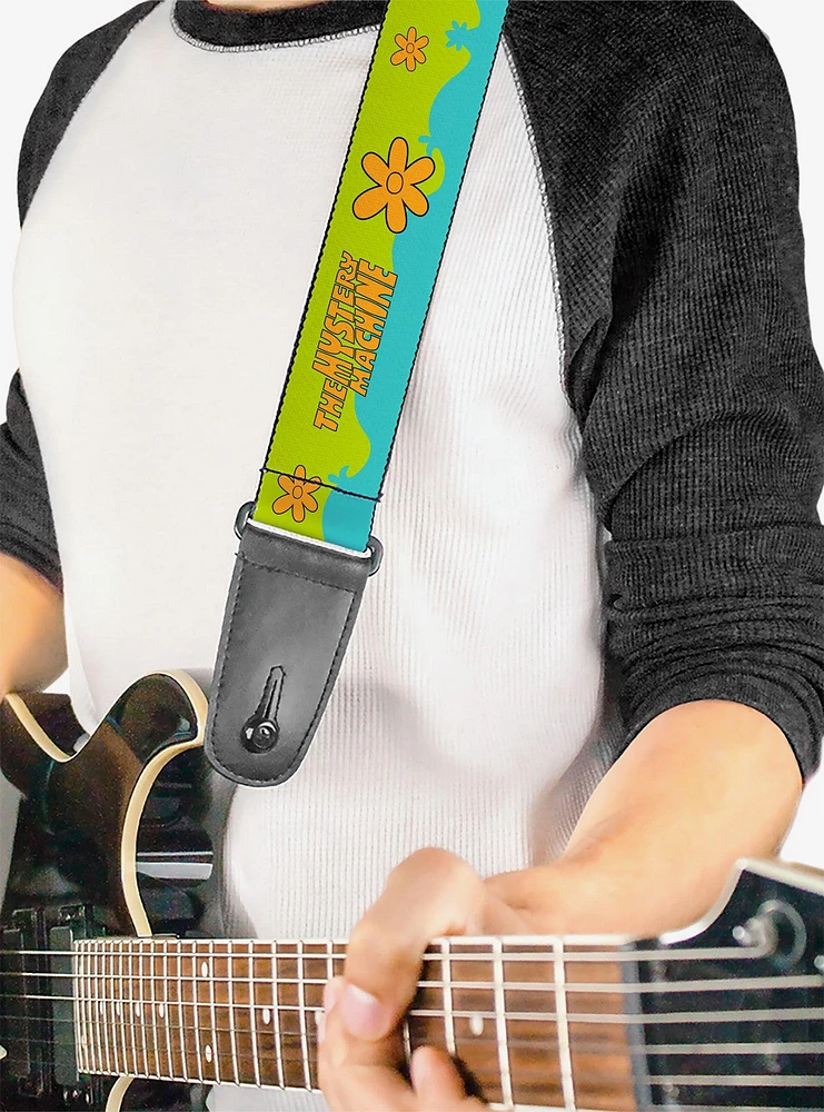 Scooby-Doo! The Mystery Machine Paint Job Guitar Strap