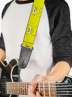 SpongeBob SquarePants Expressions Yellow Guitar Strap