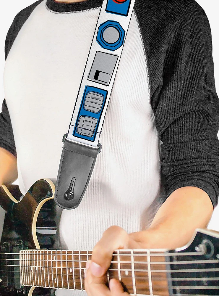 Star Wars R2-D2 Bounding Parts Guitar Strap