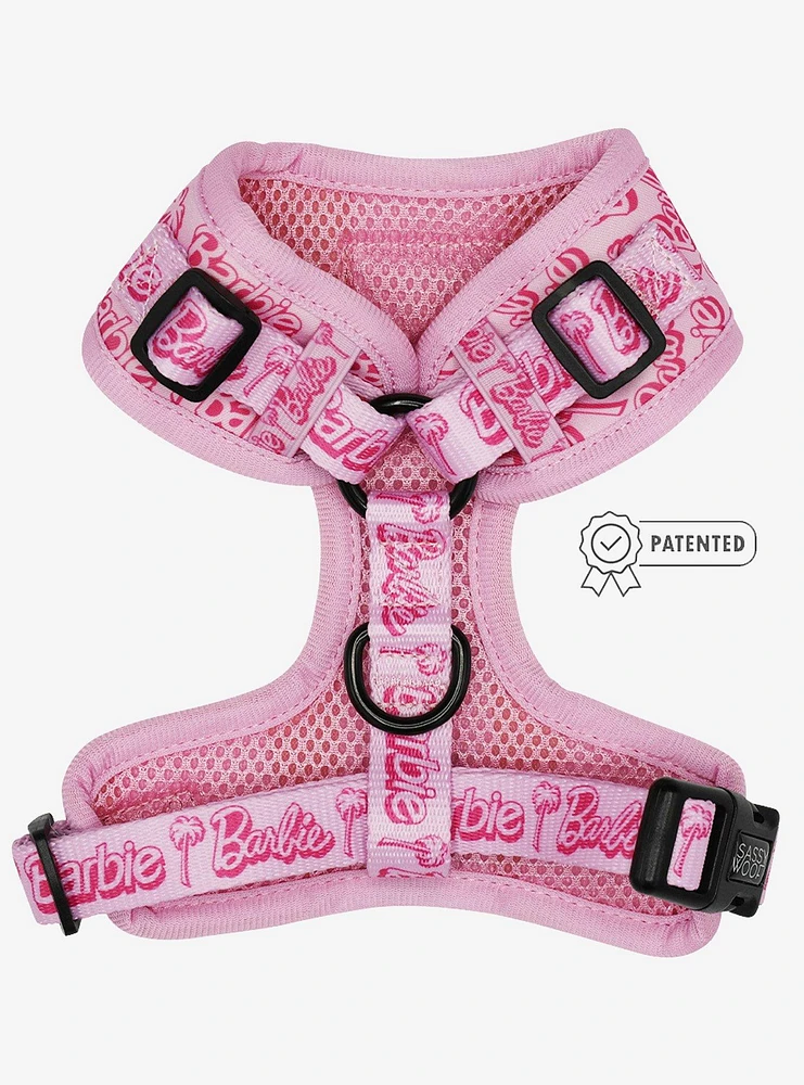 Barbie x Sassy Woof Malibu Adjustable Dog Harness