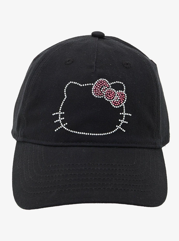 Hello Kitty Rhinestone Dad Cap