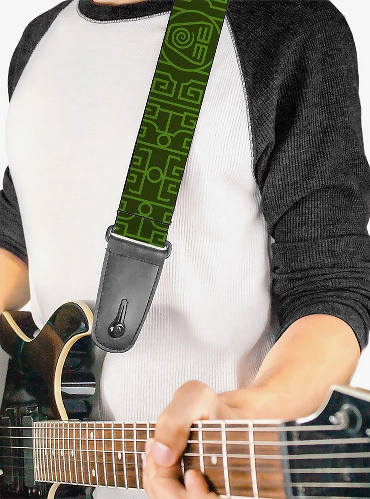 Avatar: The Last Airbender Earth Element Symbol Guitar Strap