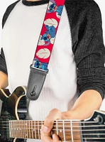 Disney Lilo & Stitch 4 Poses Lilo Dress Leaves Guitar Strap