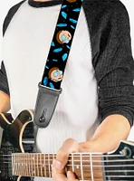 Rick and Morty Death Crystals Morty Expression Guitar Strap