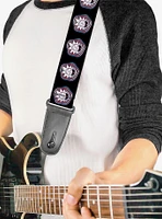 Rick and Morty Rick Vaporwave Bullseye Guitar Strap