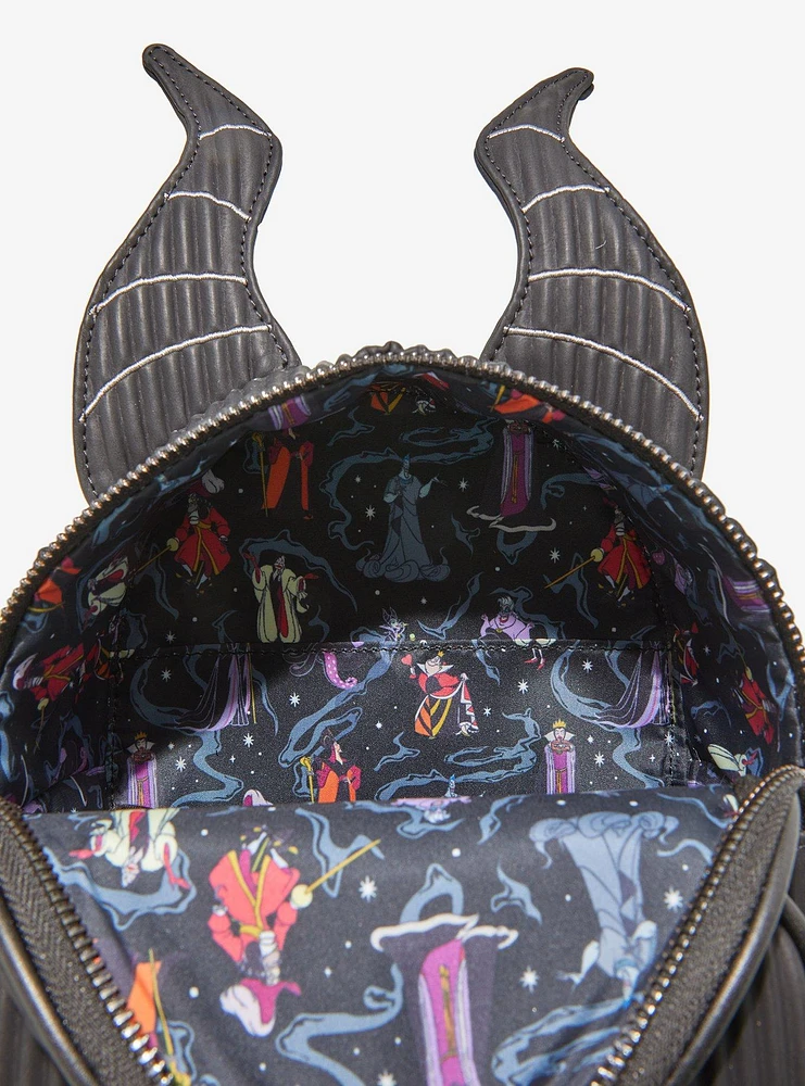 Loungefly Disney Sleeping Beauty Maleficent Convertible Mini Backpack