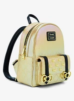 Loungefly Sanrio Hello Kitty Gold Bows Metallic Mini Backpack