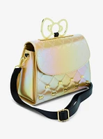 Loungefly Sanrio Hello Kitty Gold Bows Metallic Crossbody Bag