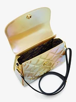 Loungefly Sanrio Hello Kitty Gold Bows Metallic Crossbody Bag