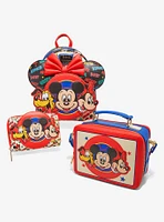 Loungefly Disney Mickey Mouse and Friends Classic Stars Mini Backpack with Ears Headband