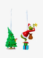 Hallmark Ornaments Dr. Seuss How The Grink Stole Christmas Cindy-Lou & Grinch Ornament Set