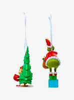 Hallmark Ornaments Dr. Seuss How The Grink Stole Christmas Cindy-Lou & Grinch Ornament Set