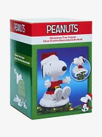 Peanuts Snoopy Santa Suit Holiday Tree Topper