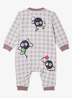 Studio Ghibli Spirited Away Soot Sprites Zippered Infant One-Piece