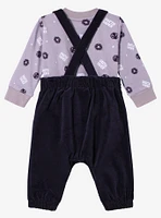 Star Wars Darth Vader Infant Long Sleeve T-Shirt and Overall Set