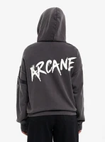 Arcane Vi & Caitlyn Glow-In-The-Dark Girls Hoodie