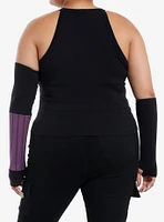 Arcane Jinx Girls Tank Top With Arm Warmers Plus