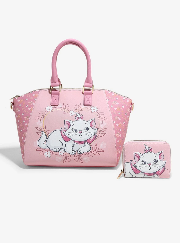 Loungefly Disney The Aristocats Marie Flowers Satchel Bag