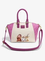 Loungefly Beauty And The Beast Holiday Fireplace Satchel Bag