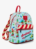 Loungefly Elf Smiling's My Favorite Mini Backpack