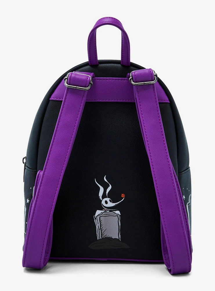 Loungefly The Nightmare Before Christmas Zero Moon Doodle Mini Backpack