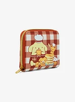 Loungefly Pompompurin Bakery Gingham Mini Wallet