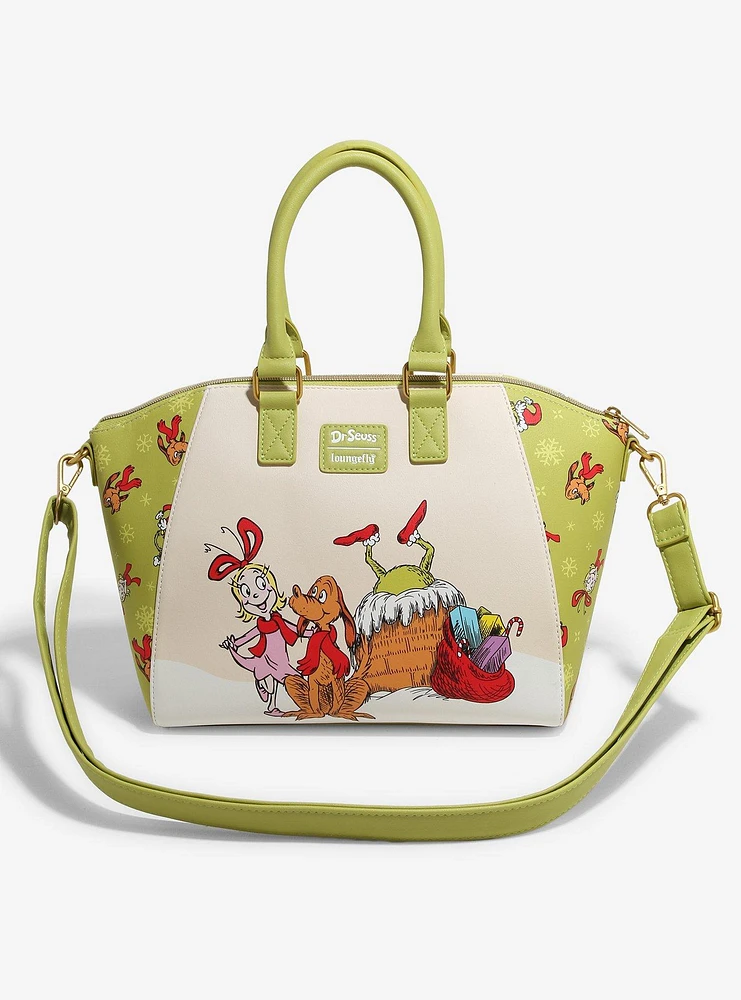 Loungefly How The Grinch Stole Christmas Cindy & Max Satchel Bag Hot Topic Exclusive