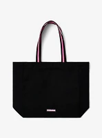 Kuromi Face Rhinestone Tote Bag