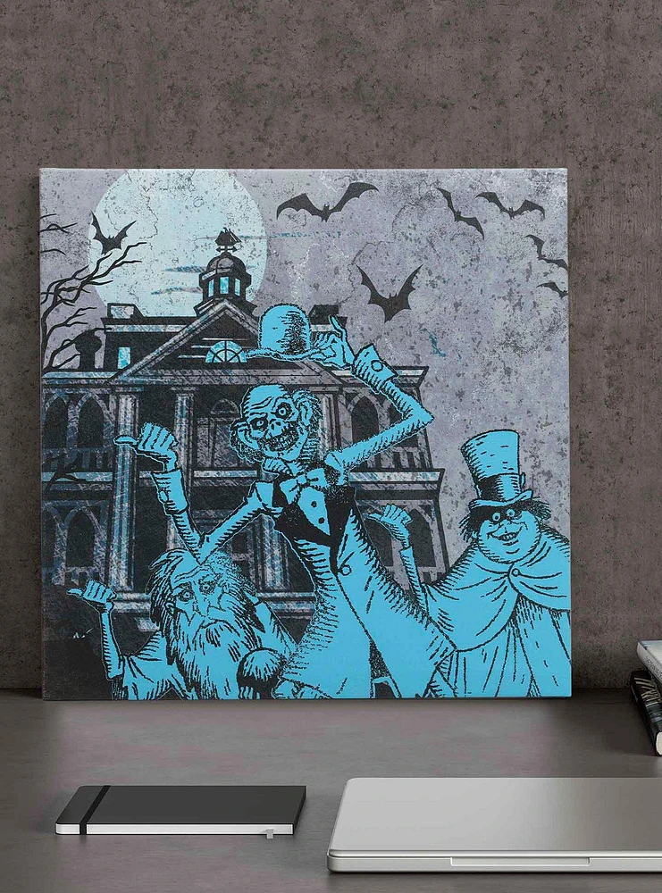 Disney Haunted Mansion Hitchhiking Ghosts Canvas Wall Decor