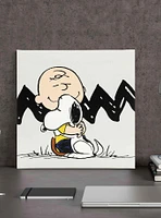 Peanuts Charlie Brown & Snoopy Zig-Zag Canvas Wall Decor