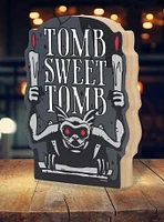 Disney Haunted Mansion Tomb Sweet Tomb Chunky Wood Decor