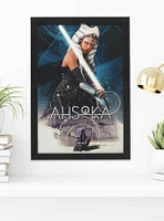 Star Wars Ahsoka Lightsaber Framed Wood Wall Decor