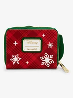 Loungefly Disney Big Hero 6 Baymax Holiday Plaid Zip Wallet — BoxLunch Exclusive