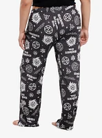 Supernatural Icons Pajama Pants Plus