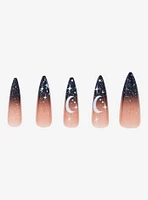 Celestial Ombre Faux Nail Set