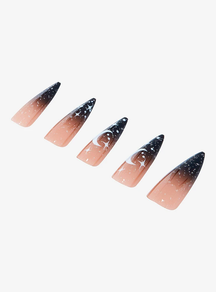 Celestial Ombre Faux Nail Set