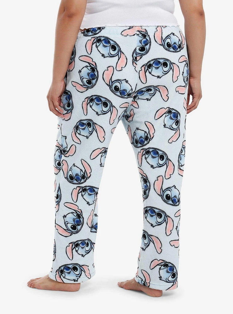 Disney Lilo & Stitch Face Pajama Pants Plus