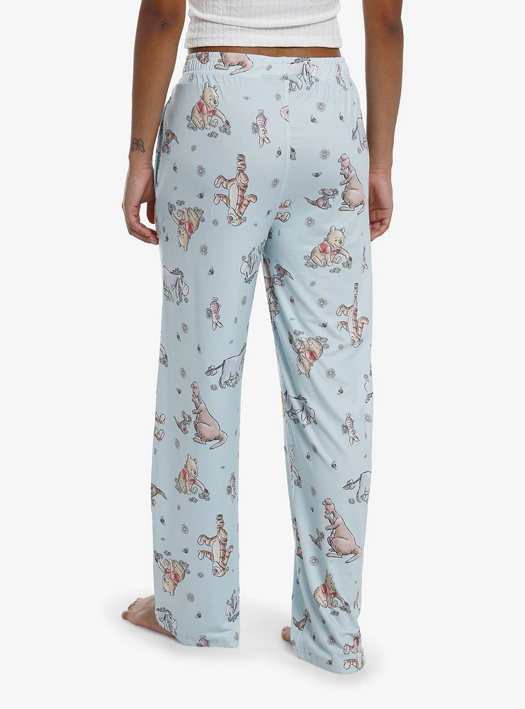 Disney Winnie The Pooh Pastel Character Pajama Pants