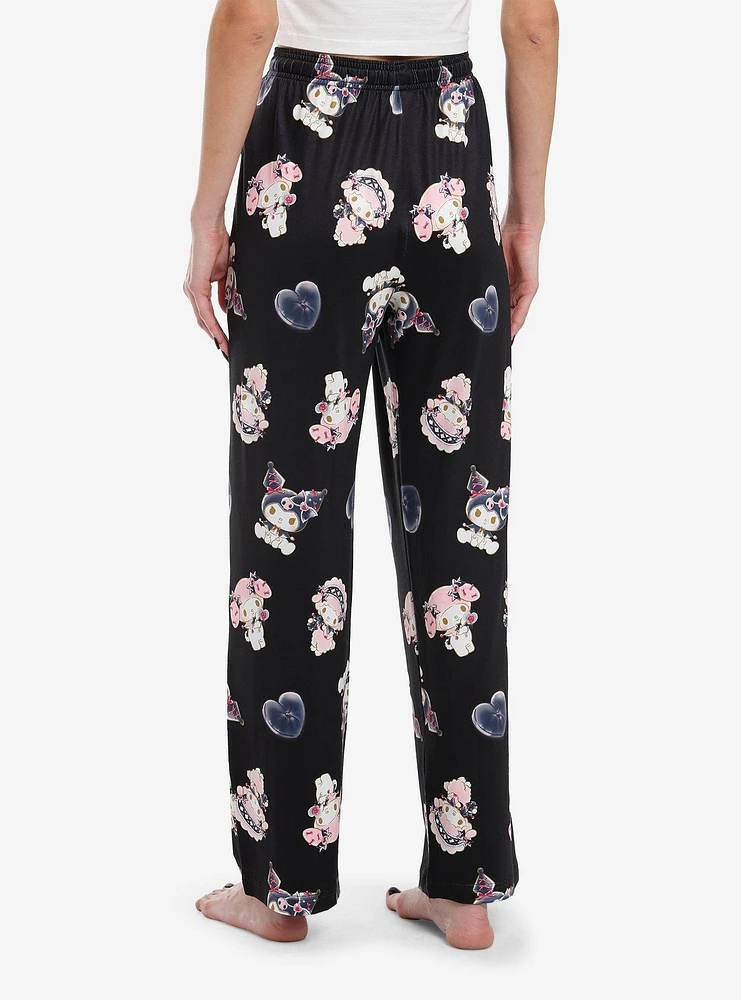 My Melody & Kuromi Cute Party Pajama Pants