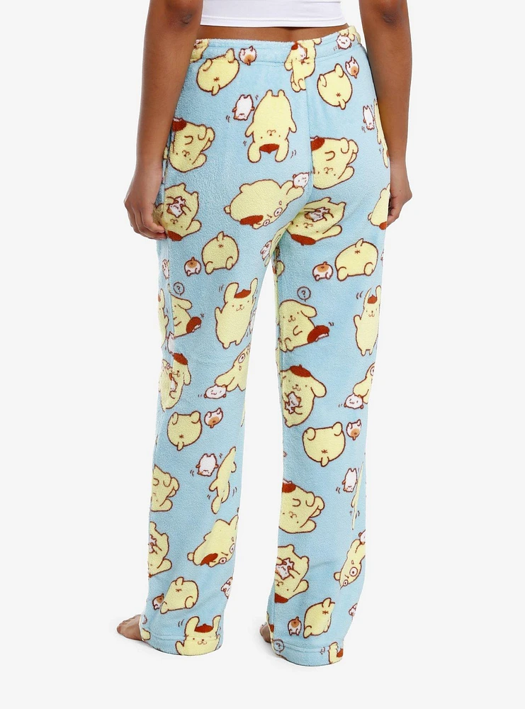 Pompompurin & Muffin Fuzzy Pajama Pants