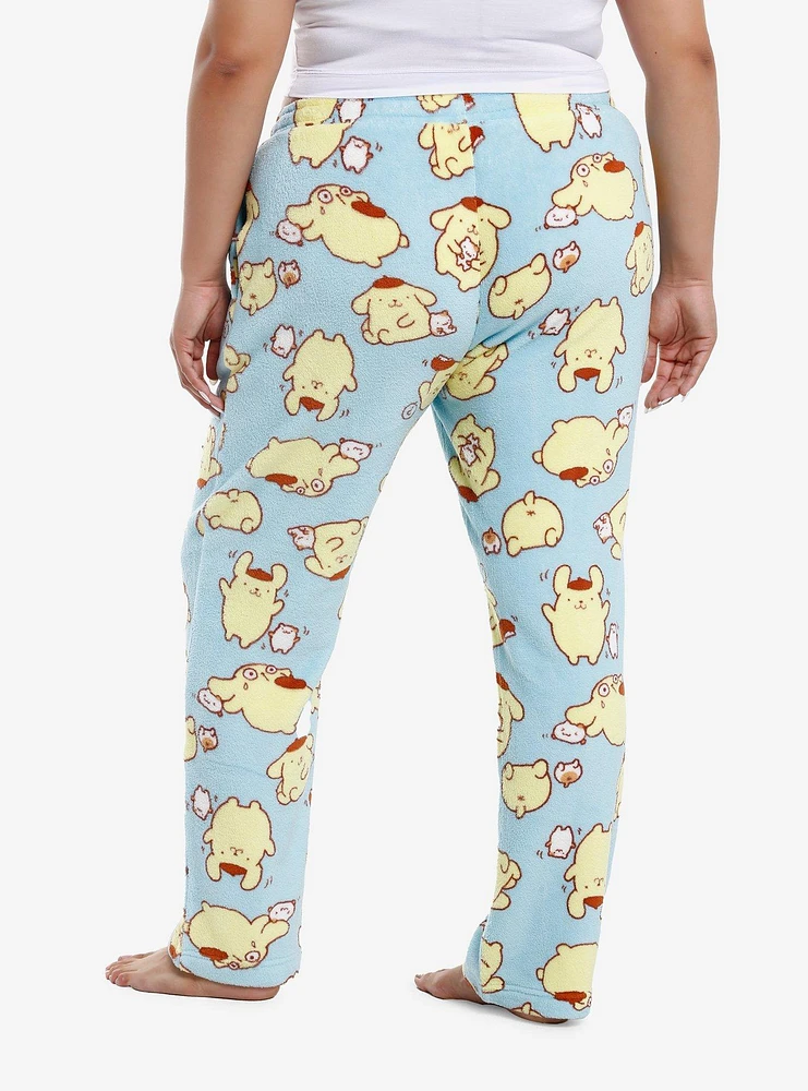 Pompompurin & Muffin Fuzzy Pajama Pants Plus