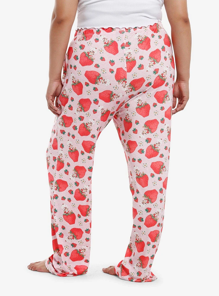 Strawberry Shortcake & Flowers Pajama Pants Plus