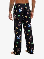 Sonic The Hedgehog & Shadow Ring Pajama Pants