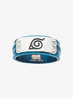 Naruto Shippuden Hidden Leaf Village Blue Headband Ring